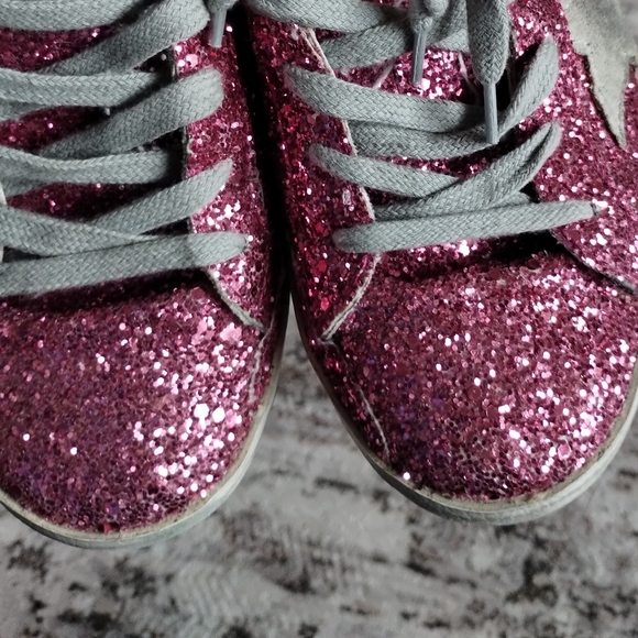 Golden Goose Pink Glitter Sneakers 5.5 - Picture 11 of 11